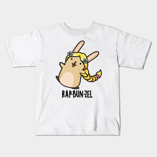 Rap-bun-zel Funny Bunny Pun Kids T-Shirt